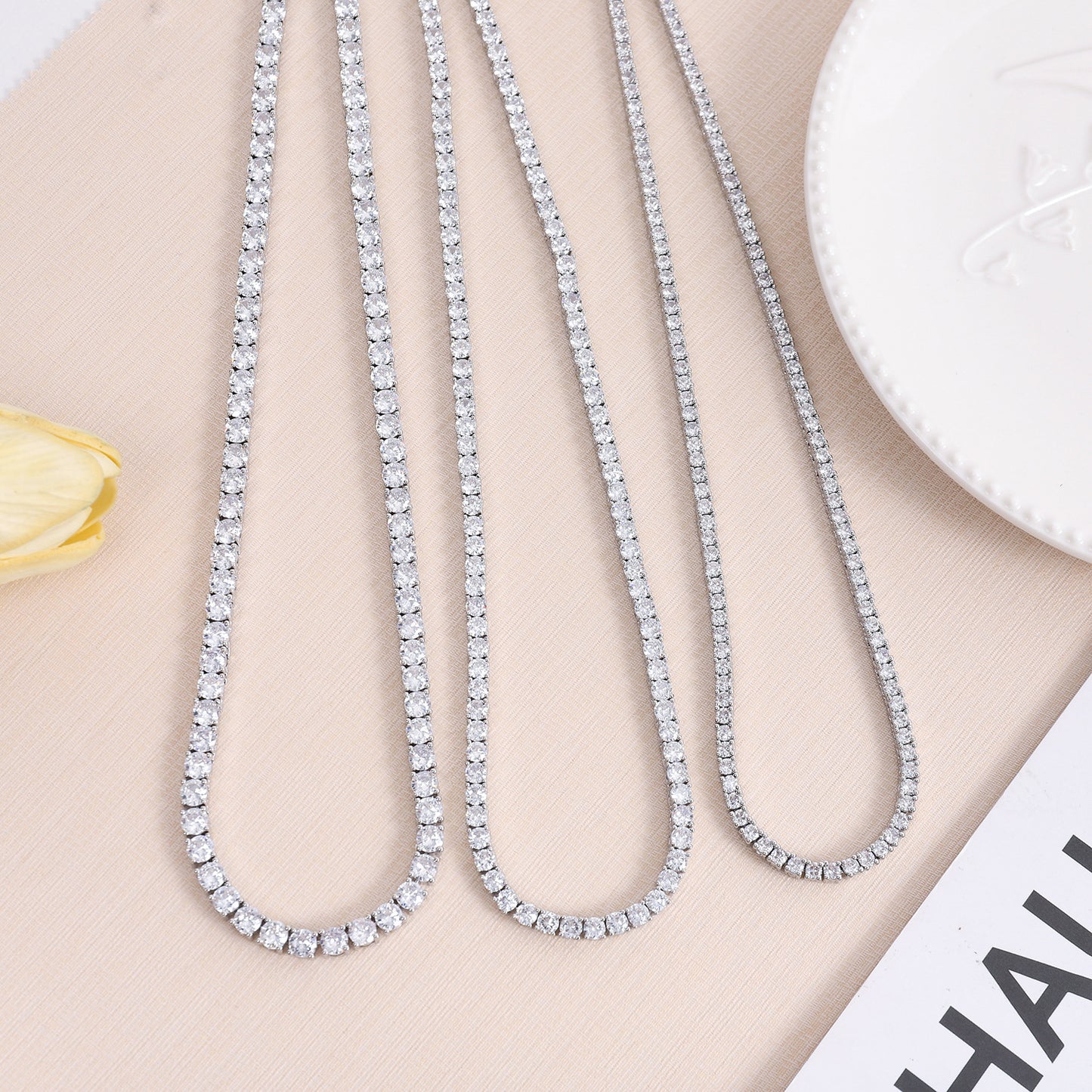Zircon Tennis All-match Necklace